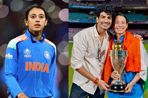 বিশ্বকাপ জয়ের পর বিয়ের পিঁড়িতে স্মৃতি মান্ধানা