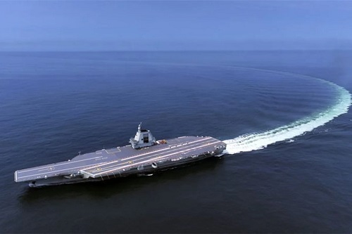নৌবাহিনীর হাতে গেল চীনের তৃতীয় বিমানবাহী রণতরী