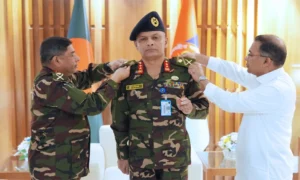 সশস্ত্র বাহিনী বিভাগের নতুন প্রিন্সিপাল স্টাফ অফিসারের দায়িত্বভার গ্রহণ