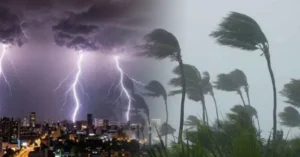 রাত ১টার মধ্যে যেসব অঞ্চলে ঝড়ের আভাস