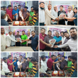 ঢাকা মিরপুর প্রেসক্লাবের সভাপতি এস এম বদরুল আলমের জন্মদিন উদযাপিত