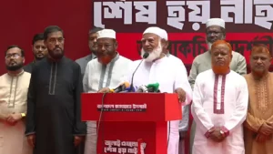 ‘জুলাই এখনো শেষ হয়নি’ প্রদর্শনী শহীদ প্রেসিডেন্ট জিয়ার ভাষণ না থাকার ব্যাখ্যা দিলেন জামায়াত আমির